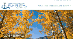 Desktop Screenshot of conservationfilm.org